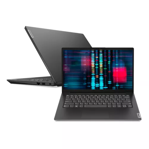 Notebook Lenovo V14 I5-1135g7 8gb 256gb Ssd Linux 14 Fhd 82nms00000 Preto